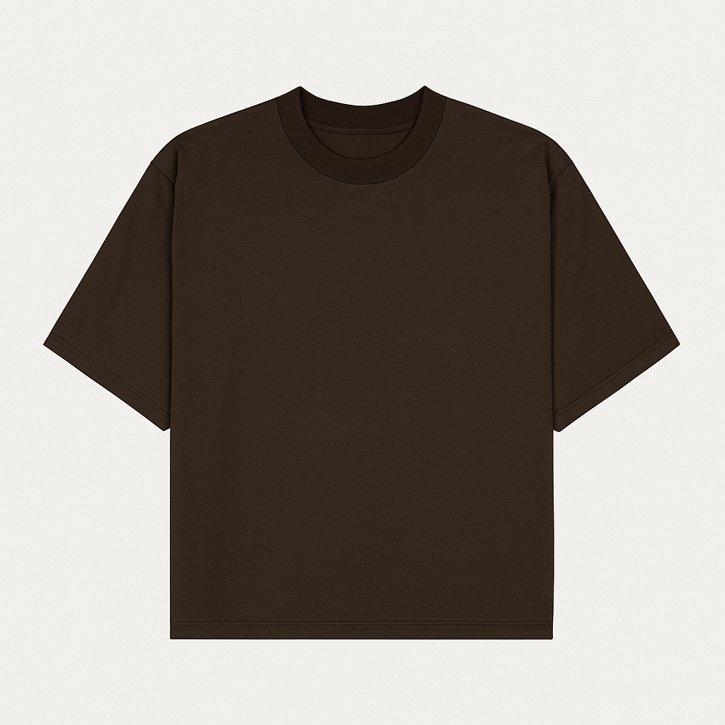 Tshirt Oversized - Marrom 2028